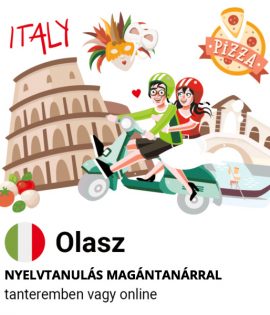 Olasz nyelvtanulás egyénileg magántanárral