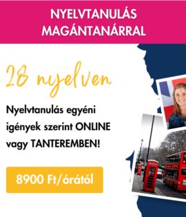 28 nyelven magántanárral
